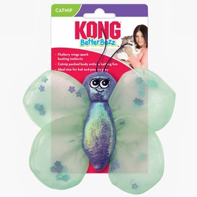 Kong Better Buzz Butterfly Cat Toy cat treats catnip grass for cats organic cat grass cat grass seeds