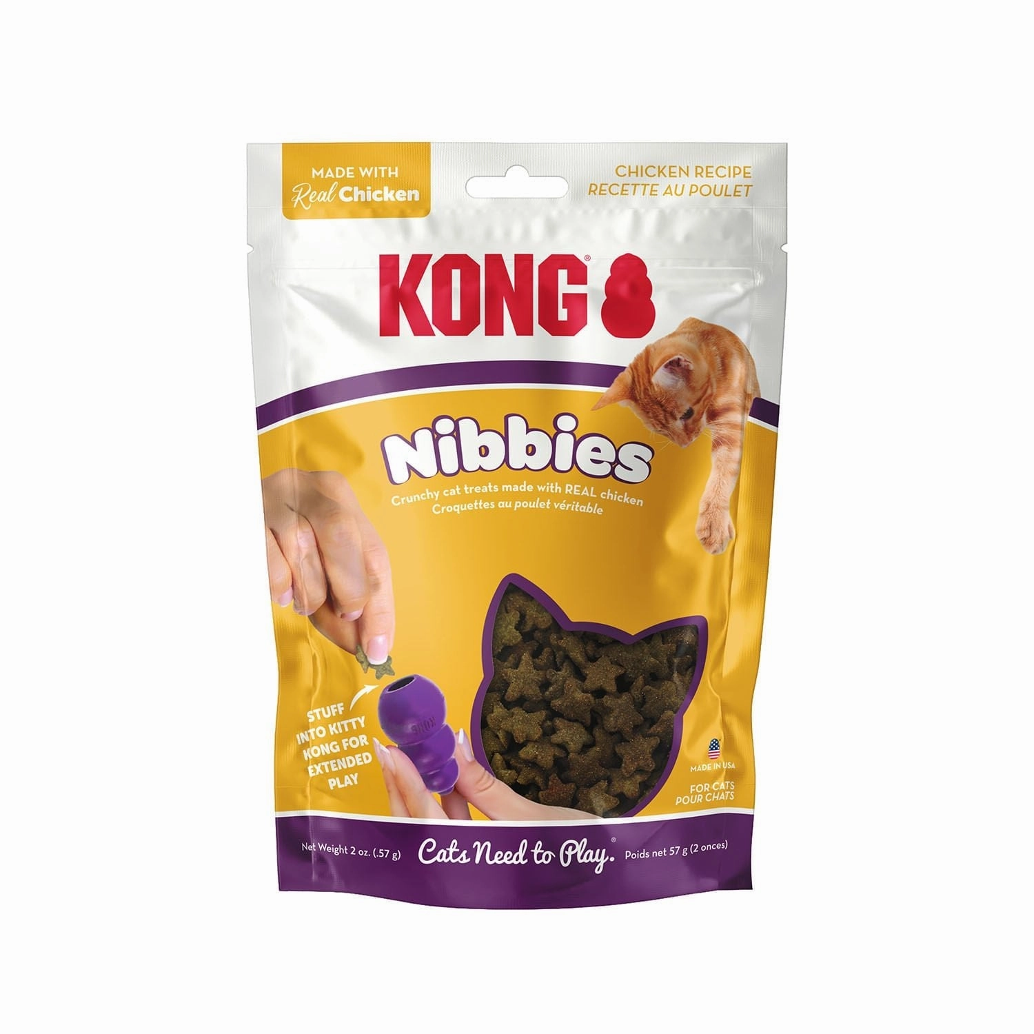 KONG Cat Nibbies, 2 oz cat scratchers cat towers cat window perch cat heating pad cat calming spray