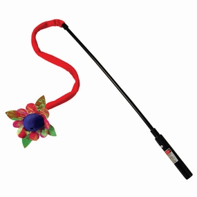 Kong Laser Teaser Wand Cat Toy (Flower) cat leash cat bowtie cat hat cat bandana cat costume