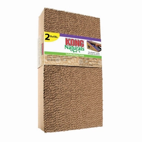 KONG Naturals Cat Scratcher Refill (2-Pack) cat leash cat bowtie cat hat cat bandana cat costume