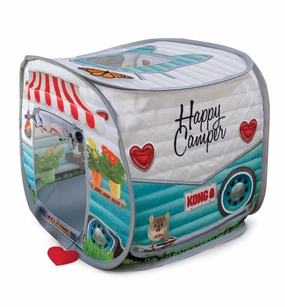 KONG PlaySpaces Pop-Up Camper Toy for Cats cat grooming cat shampoo cat conditioner cat comb cat grooming glove