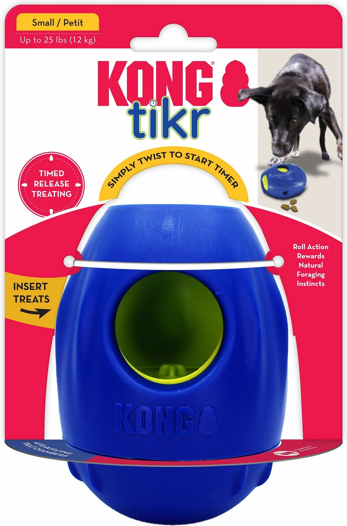 Kong Tikr Timer Activated Dog Treat Dispenser