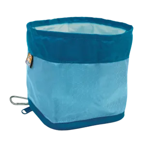 Kurgo Zippy Bowl - Blue dog pain relief hip joint supplement senior dog care pet arthritis aid dog skin supplement