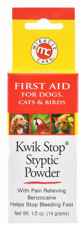 Kwik Stop Styptic Powder cat grooming cat shampoo cat conditioner cat comb cat grooming glove