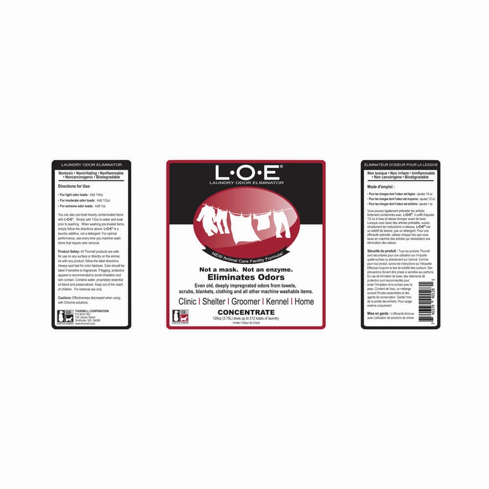 L.O.E. Laundry Odor Eliminator, Concentrate