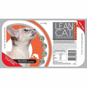 Lean Cat Kangaroo With Salmon Raw Grain-Free Frozen Cat Food 200g dog travel bag car seat cover pet carrier for car training leash dog training whistle