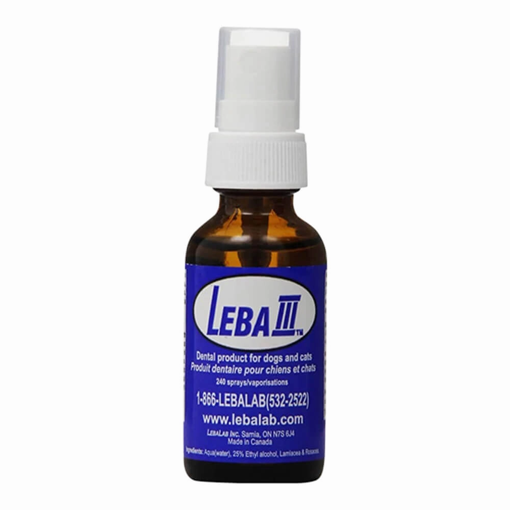 Leba III Pet Dental Spray for Tartar Control, 1 oz cat scratchers cat towers cat window perch cat heating pad cat calming spray