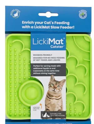 LickiMat Catster Lickmat - Green cat toys interactive cat toys cat teaser wand cat balls cat laser pointer