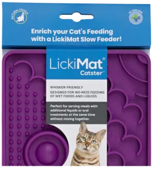 LickiMat Catster Lickmat - Purple cat toys interactive cat toys cat teaser wand cat balls cat laser pointer
