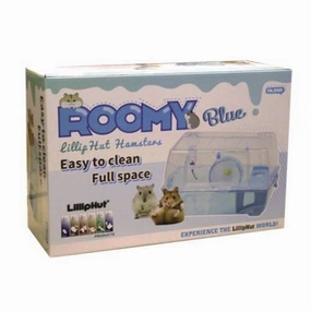 Lilliphut Roomy Hamster Cage Blue dog water fountain slow feeder automatic dog feeder gravity feeder dog food dispenser