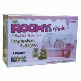 Lilliphut Roomy Hamster Cage Pink dog water fountain slow feeder automatic dog feeder gravity feeder dog food dispenser
