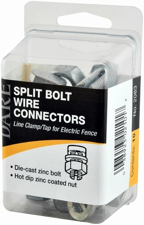 Line Clamp/Tap Split Bolt Style Fence Wire Connectors, 10 pk grooming tools dog brush cat nail clipper pets shampoo pet trimmer