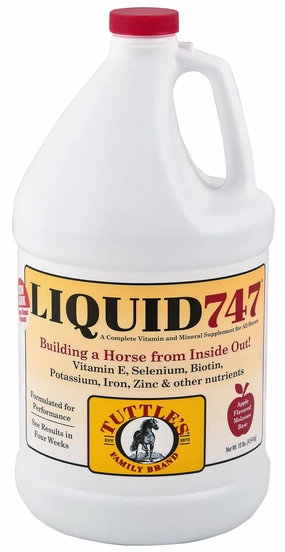 Liquid 747 Complete Vitamin & Mineral Horse Supplement, Gallon tuff dog toys durable toys for dogs chew tested toys hard chew toy strong plush