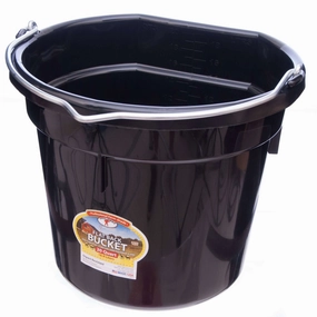 Little Giant Flatback Bucket, 5 Gallon chicken supplies backyard chicken coop accessories poultry food chicken vitamins