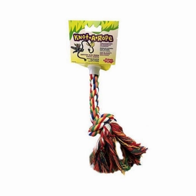 Living World Knot-A-Rope Multi-Coloured Cotton Perch 16mm x L20cm (81360) bird cage parrot food bird toys bird perch bird treats