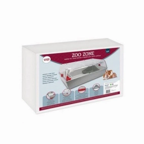 Living World Zoo Zone Habitat for Small Animals Burgundy Small (62001) dog water fountain slow feeder automatic dog feeder gravity feeder dog food dispenser