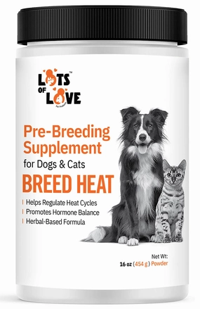 Lots of Love Breed Heat Powder, 16 oz cat beds cat scratching post cat shampoo cat tunnel cat brush