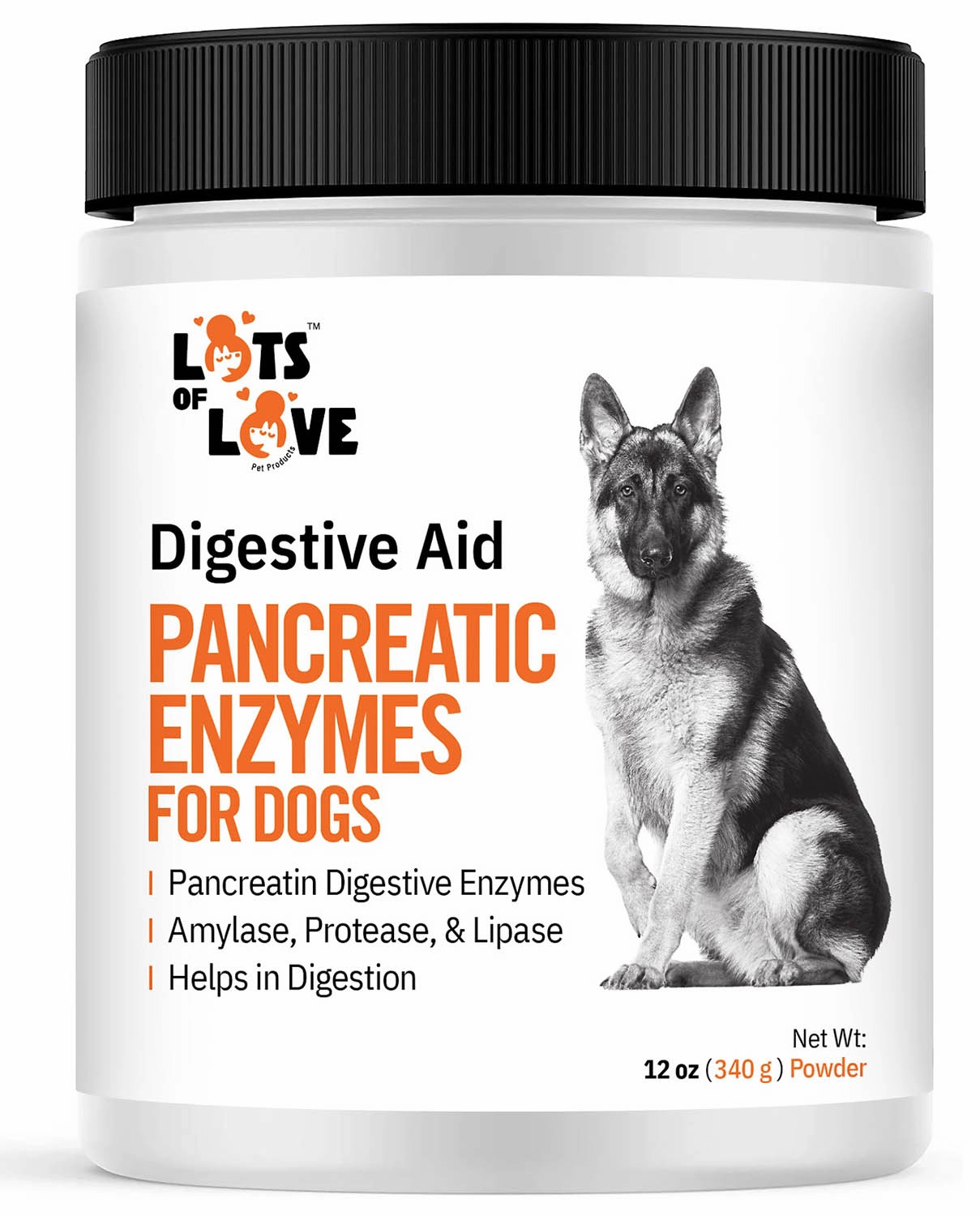 Lots of Love Pancreatine Powder, 12 oz cat scratchers cat towers cat window perch cat heating pad cat calming spray