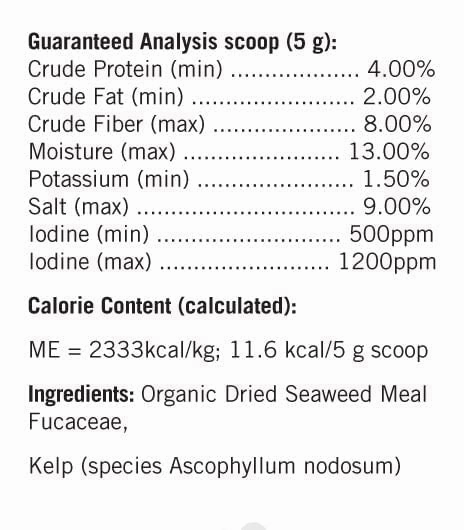 Lots of Love Sea Kelp Granular for Dogs and Cats