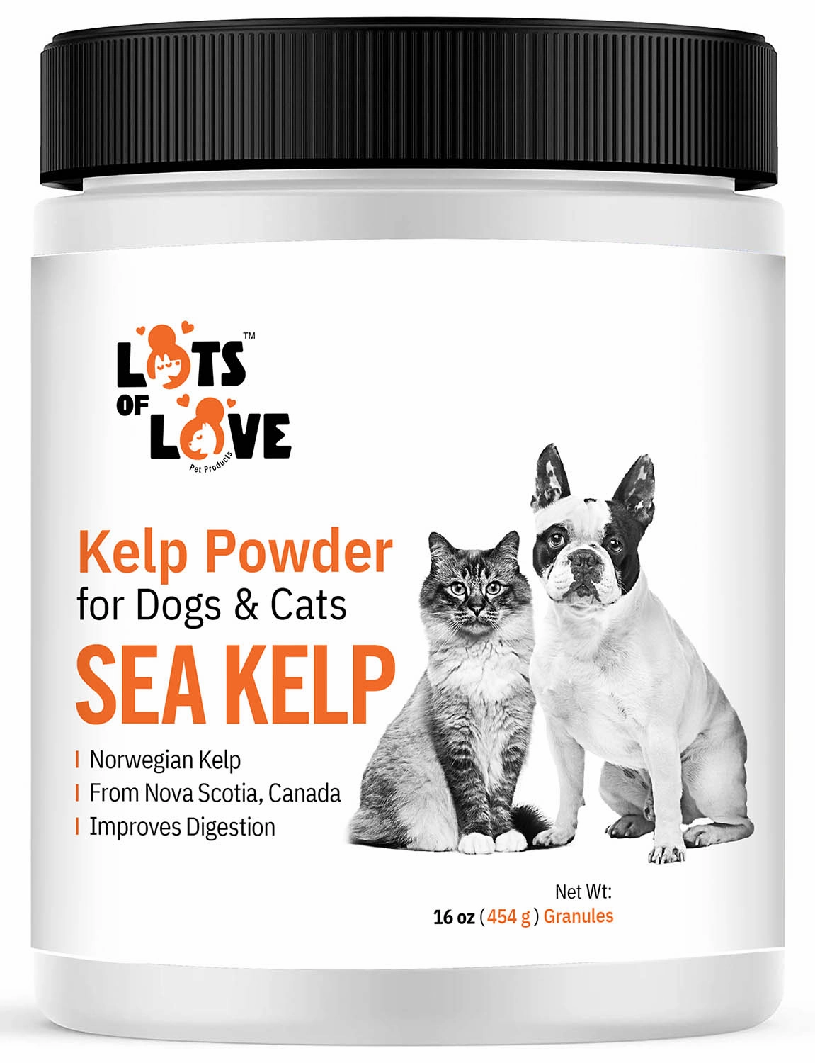 Lots of Love Sea Kelp Granular for Dogs and Cats cat beds cat scratching post cat shampoo cat tunnel cat brush