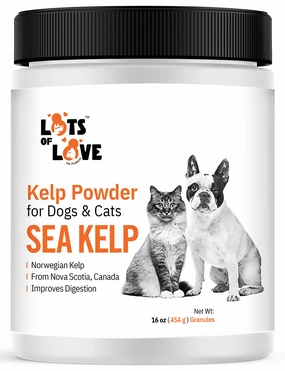 Lots of Love Sea Kelp Granular for Dogs and Cats cat beds cat scratching post cat shampoo cat tunnel cat brush