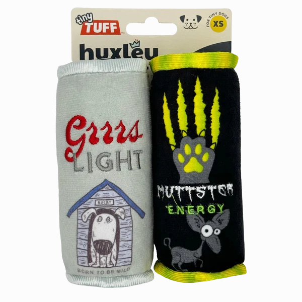 Lulubelles Tiny Tuffs 2pk Dog Toy - Gotta Go-Go