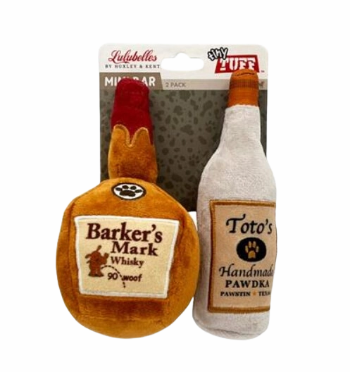 Lulubelles Tiny Tuffs 2pk Dog Toy - Mini Bar