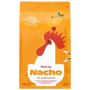 Made By Nacho Chicken & Duck & Quail Kibble with Freeze Dried Raw Inclusions freeze dried dog food raw food for dogs dog freeze meal high protein dog food grain free freeze dog food
