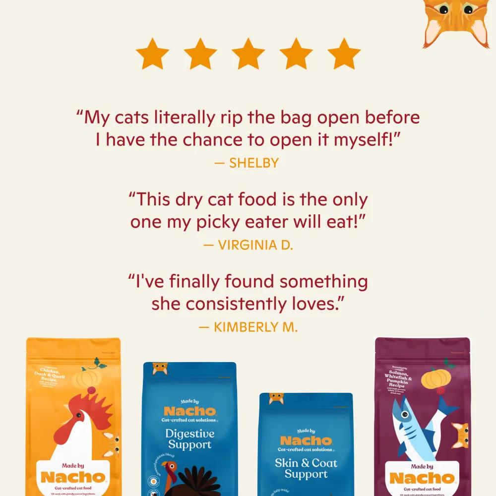 Made By Nacho Chicken & Duck & Quail Kibble with Freeze Dried Raw Inclusions