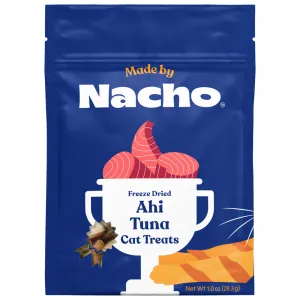 Made By Nacho Freeze Dried Ahi Tuna Cat Treats cat calming diffuser cat stress relief anxiety cat treats cat relaxing spray pet mood aid