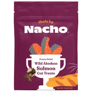 Made By Nacho Freeze Dried Wild Alaskan Salmon Cat Treats cat calming diffuser cat stress relief anxiety cat treats cat relaxing spray pet mood aid
