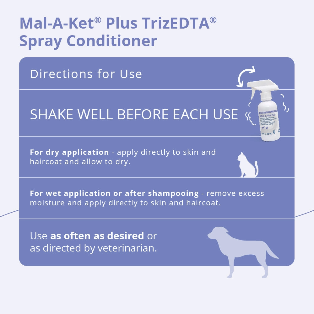 Mal-A-Ket Plus TrizEDTA Spray Conditioner, 8 oz