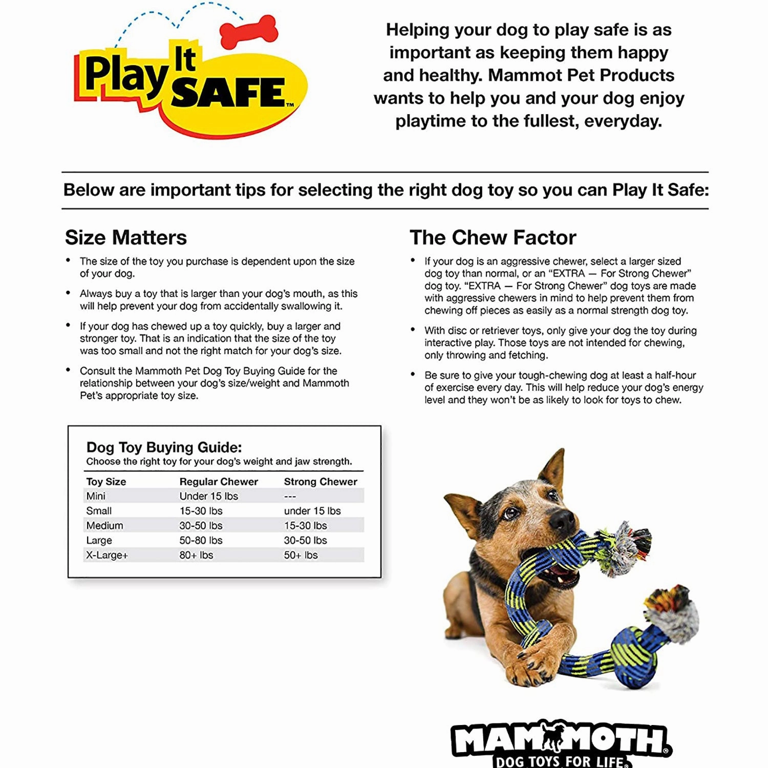 Mammoth Extra Flossy Chew Monkey Fist