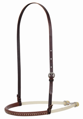 Martin Saddlery Double Rope Noseband with Laced Harness Cover, Natural cat fur care cat grooming tools cat deshedding brush cat bath kit cat nail trimmer