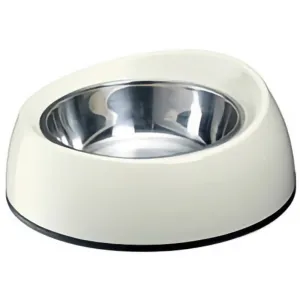 Marukan Melamin Feeder Bouno Shallow - Small dog bones rawhide chew sticks dog jerky bacon bone