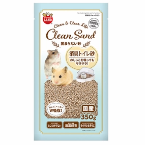 Marukan Clean & Clear Life Non-Hardening Toilet Sand for Hamster 350g (MR898) puppy starter kit puppy crate puppy collar puppy pee pad puppy food
