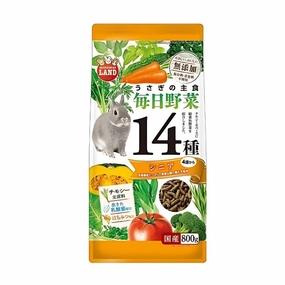 Marukan Main Food 14 Veggies for Rabbit Senior 800g (ML523) hamster food guinea pig food rabbit hay rodent treats mouse food