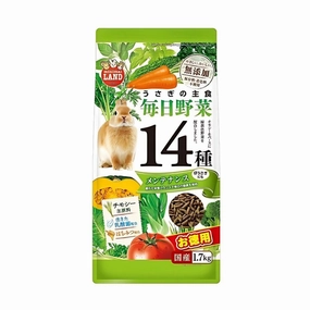 Marukan Main Food 14 Veggies Maintenance for Rabbit 1.7kg (ML525) cat vitamins cat digestive aid cat immune support cat joint supplement cat skin supplement