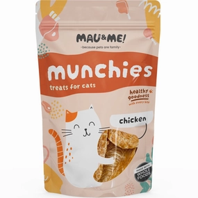 Mau&Me Munchies Chicken Air-Dried Grain-Free Cat Treats 60g dog chew toys dog dental chews durable chew toys puppy chew toy bone chew