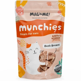 Mau&Me Munchies Duck Cubes Freeze-Dried Grain-Free Cat Treats 40g dog chew toys dog dental chews durable chew toys puppy chew toy bone chew
