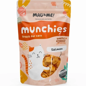 Mau&Me Munchies Salmon Freeze-Dried Grain-Free Cat Treats 40g dog chew toys dog dental chews durable chew toys puppy chew toy bone chew
