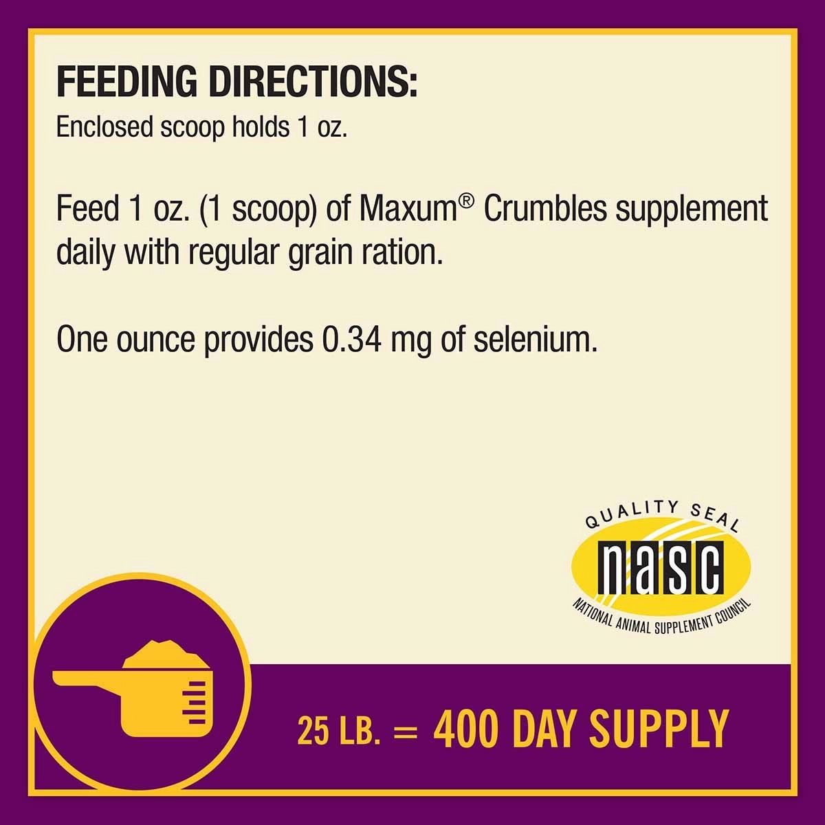Maxum Crumbles for Horses