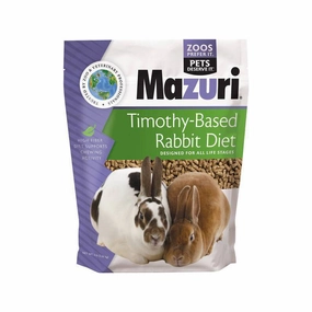 Mazuri Timothy-Based Rabbit Diet 5lb hamster food guinea pig food rabbit hay rodent treats mouse food