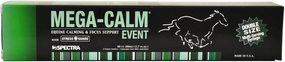 Mega-Calm Event 2-Dose Equine Calming & Focus Support Syringe, 80 cc tuff dog toys durable toys for dogs chew tested toys hard chew toy strong plush