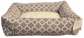 Memory Foam Rectangle Bed With Sherpa Lining cat beds cat scratching post cat shampoo cat tunnel cat brush