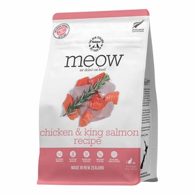 Meow Chicken & Salmon Air Dried Food, 26.5 oz cat scratchers cat towers cat window perch cat heating pad cat calming spray