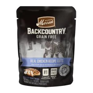 Merrick Backcountry Grain Free Gluten Free Premium High Protein Wet Cat Food, Chicken Recipe Cuts With Gravy cat calming diffuser cat stress relief anxiety cat treats cat relaxing spray pet mood aid