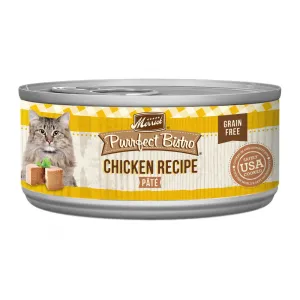Merrick Purrfect Bistro Grain Free Premium Soft Canned Pate Adult Wet Cat Food, High Protein Chicken Recipe cat calming diffuser cat stress relief anxiety cat treats cat relaxing spray pet mood aid
