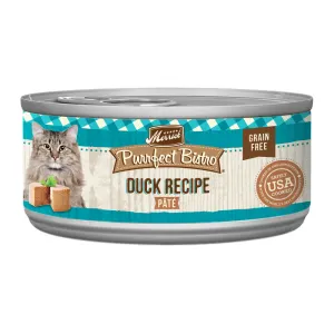 Merrick Purrfect Bistro Grain Free Premium Soft Canned Pate Adult Wet Cat Food, High Protein Duck Recipe cat calming diffuser cat stress relief anxiety cat treats cat relaxing spray pet mood aid