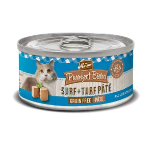 Merrick Purrfect Bistro Surf & Turf Wet Cat Food cat treats toys for cats cat hair remover cat cleaning supplies cat food bowl